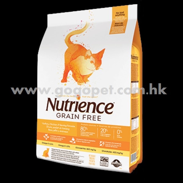 Nutrience Grain Free 紐翠斯 無穀物火雞+雞肉+鯡魚全貓配方_wm Nutrience Grain Free 紐翠斯 無穀物火雞+雞肉+鯡魚全貓配方