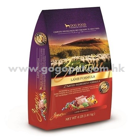 Zignature Lamb Formula 無穀物羊肉全犬配方