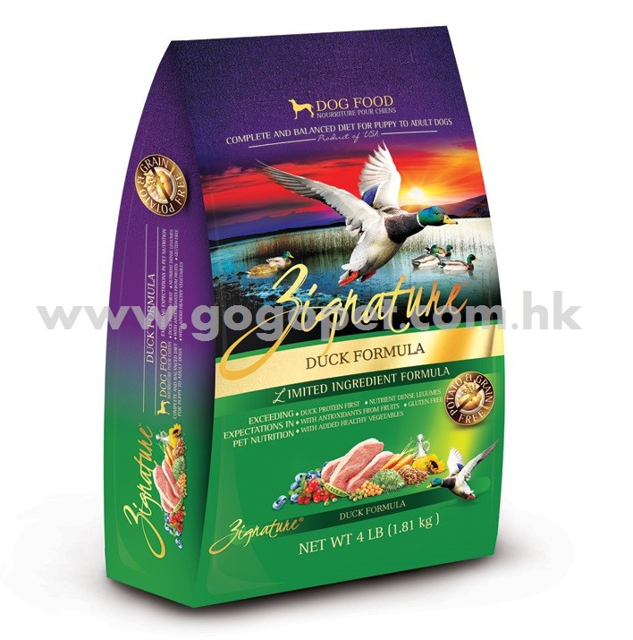 Zignature Duck Formula 無穀物鴨肉全犬配方