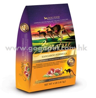 Zignature Kangaroo Formula 無穀物袋鼠全犬配方