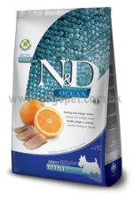 N&D 無穀物全天然 純鯡魚+橙配方 全犬糧 (細粒)