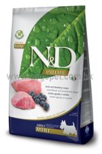 N&D 無穀物全天然 純羊肉 + 藍莓配方 全犬糧 (細粒)