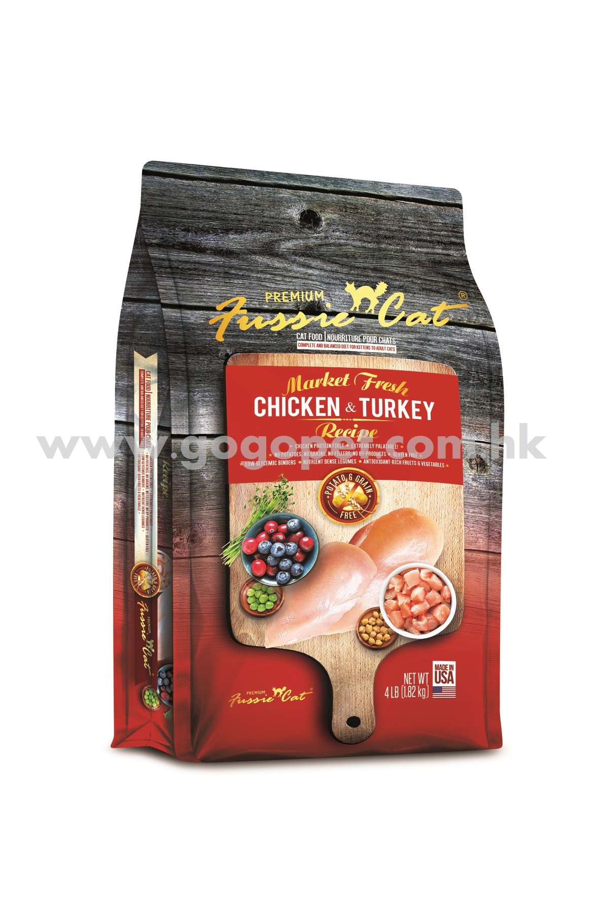 Fussie Cat Market Fresh Chicken & Turkey 4LB (Left)_wm