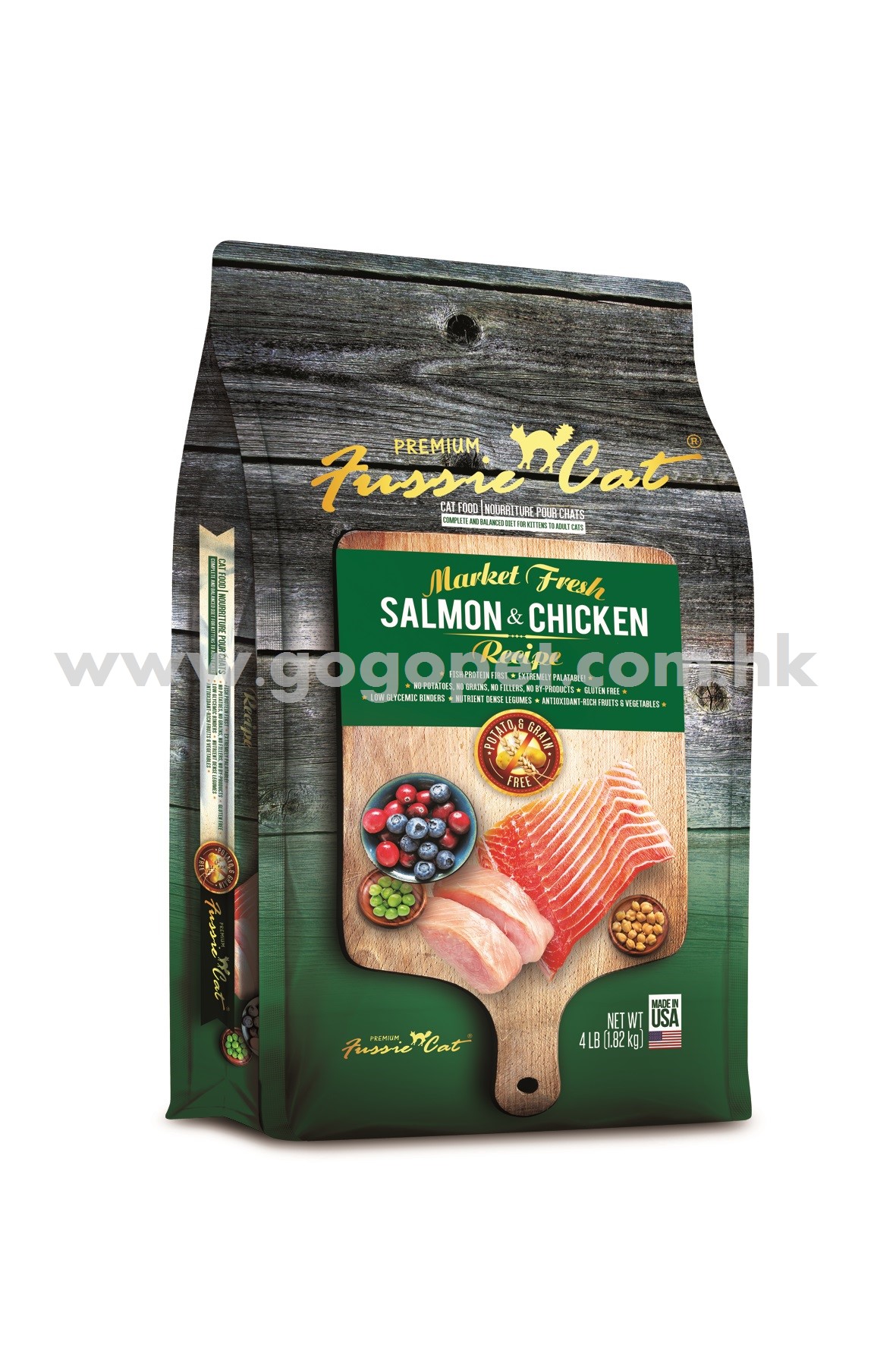 Fussie Cat Market Fresh Salmon & Chicken 4LB (Left)_wm