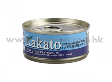 Kakato 卡格 – 吞拿魚、雞 170g_wm