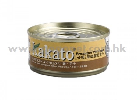Kakato 卡格 – 雞、芝士 170g_wm