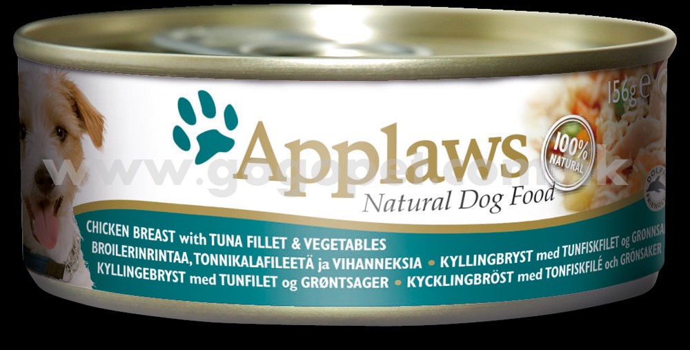 Applaws-愛普士-高級狗罐頭(雞胸肉+吞拿魚+蔬菜) 156g Applaws-愛普士-高級狗罐頭(雞胸肉+吞拿魚+蔬菜) 156g