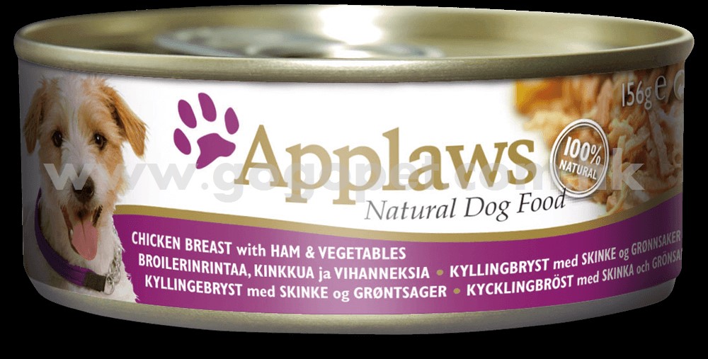 Applaws-愛普士-高級狗罐頭(雞胸肉+火腿+蔬菜) 156g Applaws-愛普士-高級狗罐頭(雞胸肉+火腿+蔬菜) 156g