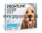 Frontline Plus - 殺蚤除牛蜱水 (中型犬) 原裝行貨 GOGOPET 天下貓貓 PETPETHOME PETWIFI PETCHII