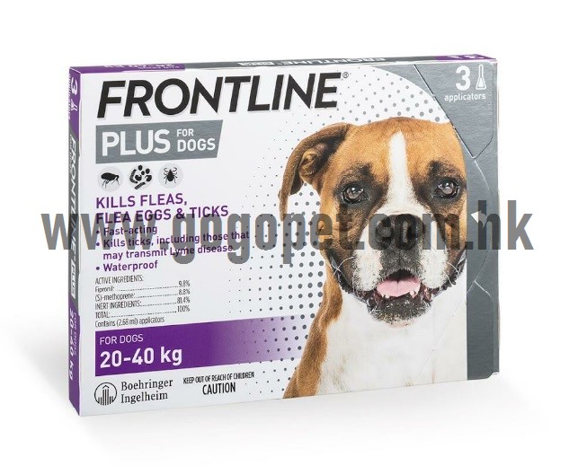 Frontline Plus - 殺蚤除牛蜱水 (大型犬) 原裝行貨 GOGOPET 天下貓貓 PETPETHOME PETWIFI PETCHII Frontline Plus - 殺蚤除牛蜱水 (大型犬) 原裝行貨 GOGOPET 天下貓貓 PETPETHOME PETWIFI PETCHII