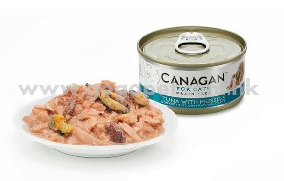 Canagan 原之選 - 無穀物吞拿魚伴青口天然貓罐頭 75g Canagan 原之選 - 無穀物吞拿魚伴青口天然貓罐頭 75g