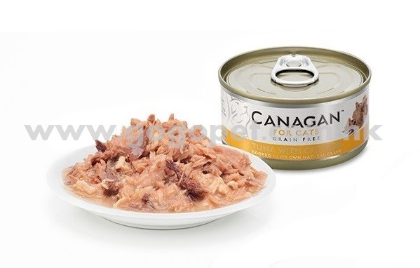 Canagan 原之選 - 無穀物吞拿魚伴雞肉天然貓罐頭 75g Canagan 原之選 - 無穀物吞拿魚伴雞肉天然貓罐頭 75g