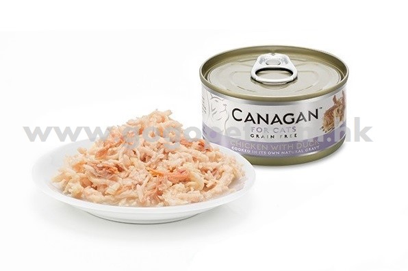 Canagan 原之選 - 無穀物雞肉伴鴨肉天然貓罐頭 75g Canagan 原之選 - 無穀物雞肉伴鴨肉天然貓罐頭 75g
