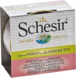 Schesir-天然蝦肉雞湯汁貓罐頭70g
