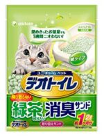 Unicharm 日本花王消臭大師 – 滲透式綠茶紙貓砂 2L