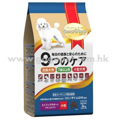 SMARTHEART 金裝老年犬7+配方狗糧-雞肉+飯味_wm SMARTHEART 愛心 金裝老年犬7+配方狗糧 (雞肉+飯味)