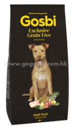 Gosbi 無穀物低敏中型成犬鴨肉配方