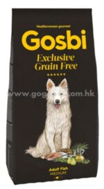 Gosbi 無穀物低敏中型成犬魚肉配方