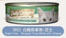 Daily Delight 白鰹吞拿魚+芝士 JELLY 80G (DD52) Daily Delight 白鰹吞拿魚+芝士 JELLY 80G (DD52)