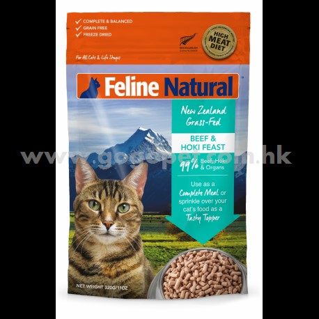 k9-feline-natural-無穀物冷凍脫水貓糧-牛肉藍尖尾鱈魚盛宴-320g_wm K9 Feline Natural 無穀物冷凍脫水貓糧 - 牛肉藍尖尾鱈魚盛宴 320g