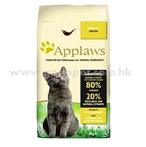 Applaws 愛普士 – 天然無穀物老貓糧 (雞肉) 2kg Applaws 愛普士 – 天然無穀物老貓糧 (雞肉) 2kg