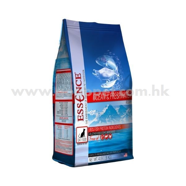 Essence 非凡無穀物貓糧 - 藍海精選 (鯡魚、沙甸魚、鯖魚及三文魚) Essence 非凡無穀物貓糧 - 藍海精選 (鯡魚、沙甸魚、鯖魚及三文魚)