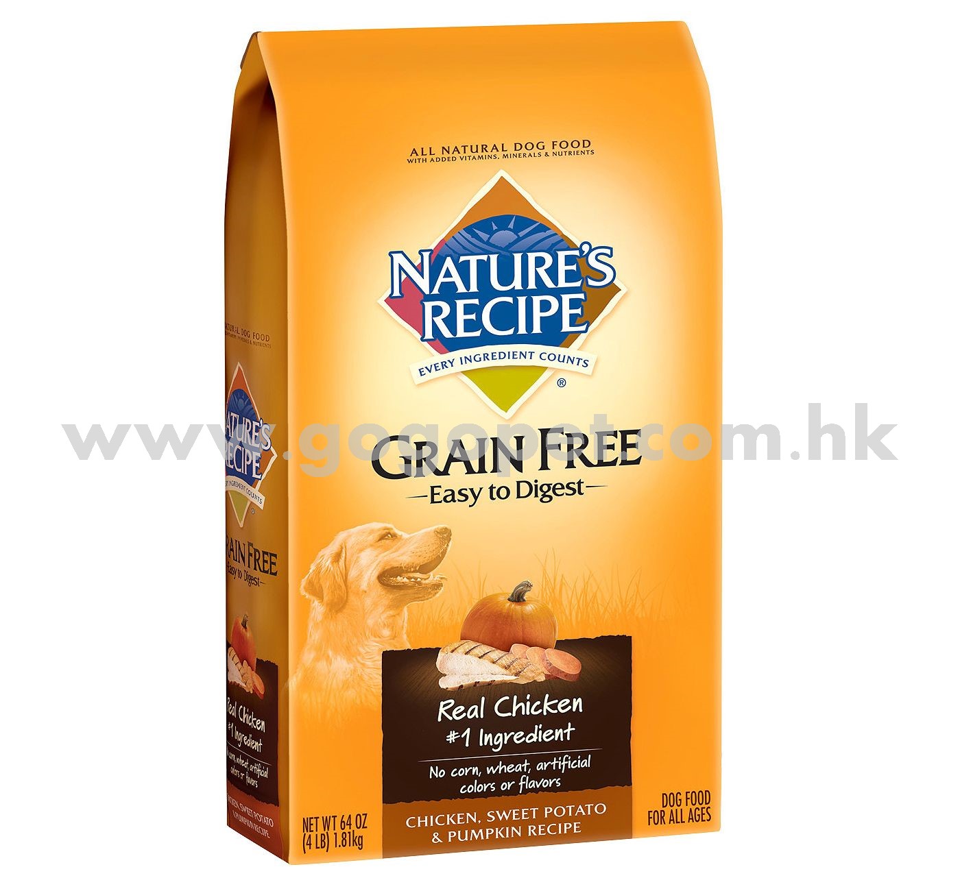 nature's recipe 雞+甜薯+南瓜 無穀物成犬配方_wm nature's recipe 雞+甜薯+南瓜 無穀物成犬配方