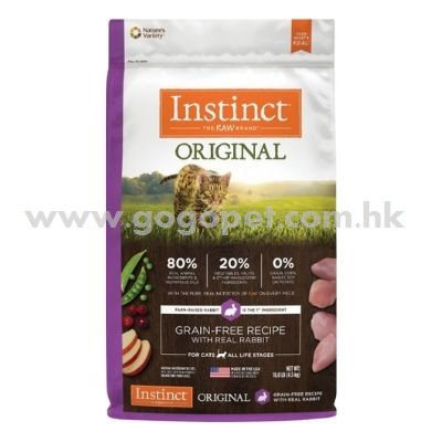 NATURE'S VARIETY INSTINCT 無穀物 兔肉 貓糧 NATURE'S VARIETY INSTINCT 無穀物 兔肉 貓糧