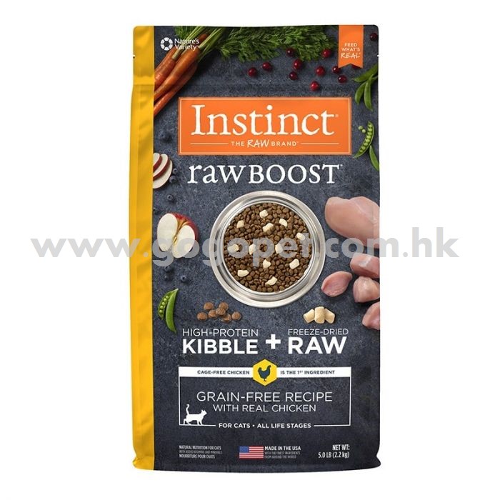 NATURE'S VARIETY INSTINCT "RAW BOOST" 雞肉 貓糧 NATURE'S VARIETY INSTINCT "RAW BOOST" 雞肉 貓糧