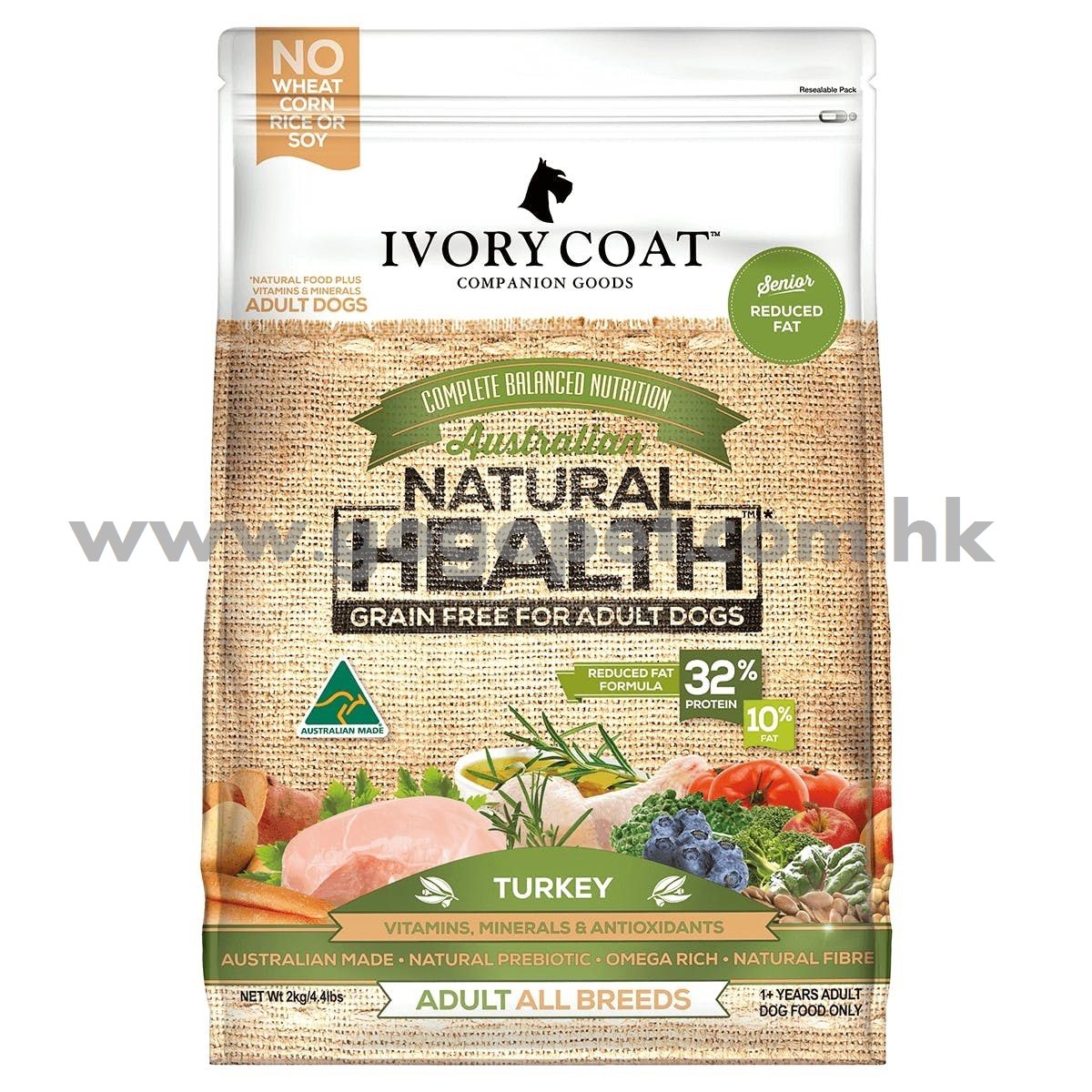 Ivory Coat 老犬低脂/火雞肉配方 Ivory Coat 老犬低脂/火雞肉配方