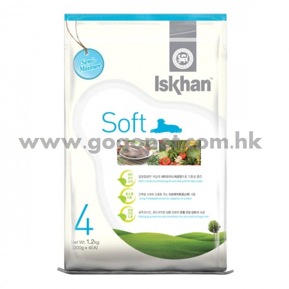 Iskhan #4益健特軟顆粒雞肉犬配方1.2kg Iskhan #4益健特軟顆粒雞肉犬配方1.2kg