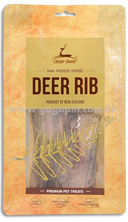 dear deer 臻鹿 鹿肋條 - 100 克 dear deer 臻鹿 鹿肋條 - 100 克