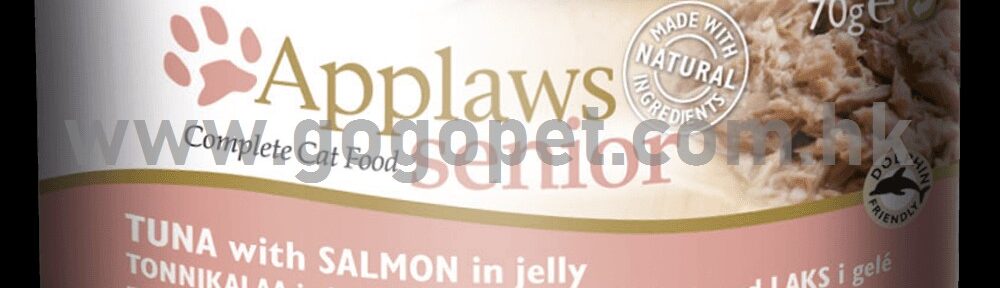 Applaws 天然老貓罐頭 - 吞拿魚 + 三文魚 70g