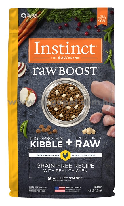 Nature's Variety Instinct "Raw Boost" 雞肉 狗糧 Nature's Variety Instinct "Raw Boost" 雞肉 狗糧
