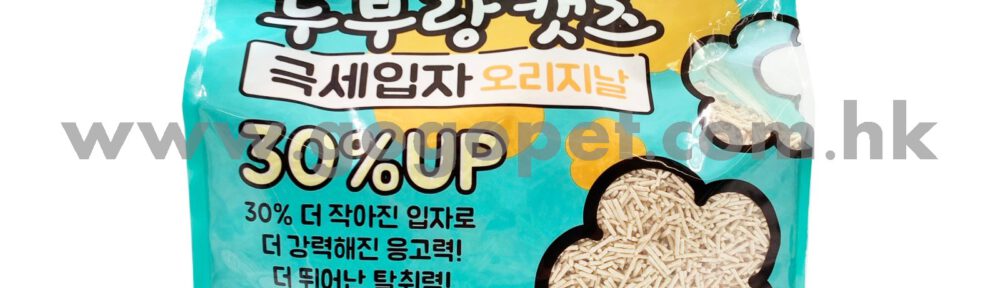 豆腐與貓 – 超凝結豆腐砂 幼條1.5mm 17.5L 原味