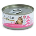 Salican森林罐 - 白肉吞拿魚青口南瓜湯貓罐頭 - 85g (洋紅) 主食罐