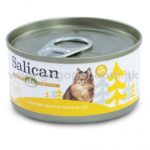 Salican森林罐 - 白肉吞拿魚鮮蝦啫喱貓罐頭 - 85g (黃) 主食罐