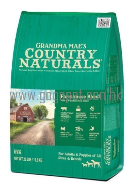 COUNTRY NATURALS 低敏 白鮭魚 全犬配方狗糧 Country Naturals狗糧 COUNTRY NATURALS 低敏 白鮭魚 全犬配方狗糧 Country Naturals狗糧