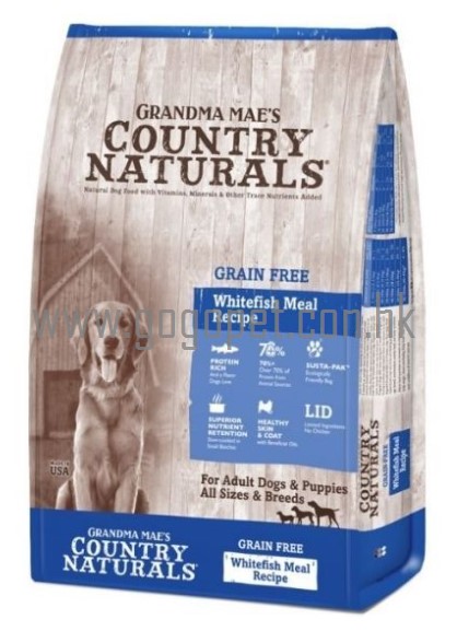 COUNTRY NATURALS 無穀物 三文魚+白鮭魚 全犬配方狗糧 Country Naturals狗糧 COUNTRY NATURALS 無穀物 三文魚+白鮭魚 全犬配方狗糧 Country Naturals狗糧