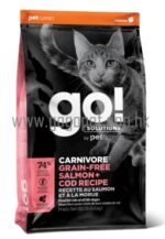 GO! Solutions CARNIVORE 活力營養系列 無穀物三文魚鱈魚 go貓糧