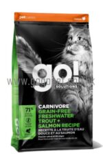 GO! Solutions CARNIVORE 活力營養系列 無穀物 淡水鱒魚+三文魚 go貓糧