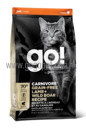 GO! Solutions CARNIVORE 活力營養系列 無縠物羊肉+豬肉 go貓糧 GO! Solutions CARNIVORE 活力營養系列 無縠物羊肉+豬肉 go貓糧
