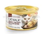 CATWALK貓主食罐頭 - 鰹吞拿魚+蜆肉 catwalk 貓罐頭