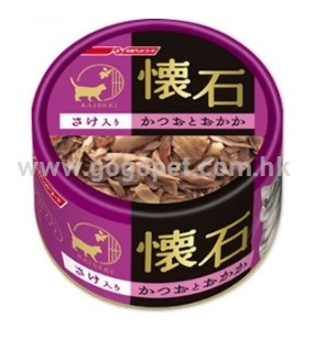 日清懷石- 吞拿魚+木魚片+三文魚貓罐 80G (NP-K31) 日清懷石- 吞拿魚+木魚片+三文魚貓罐 80G (NP-K31)