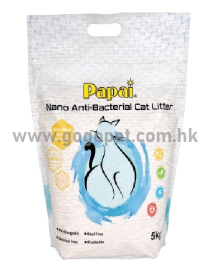 PAPAI 巴派納米抗菌超強除臭抑菌豆腐砂 5KG PAPAI 巴派納米抗菌超強除臭抑菌豆腐砂 5KG