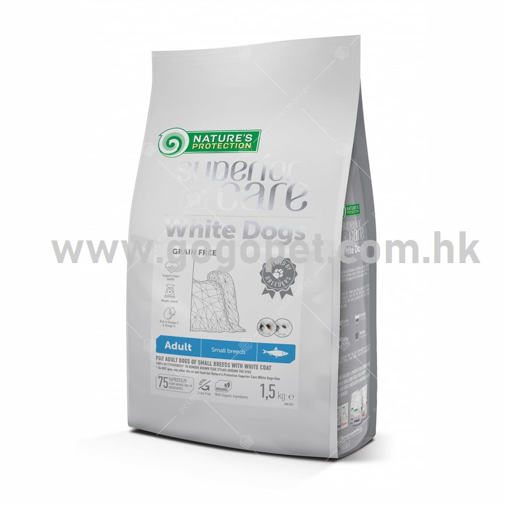 Nature’s Protection 保然 – 無穀物淚腺美毛小型成犬配方 (鯡魚) 1.5KG Nature’s Protection 保然 – 無穀物淚腺美毛小型成犬配方 (鯡魚) 1.5KG