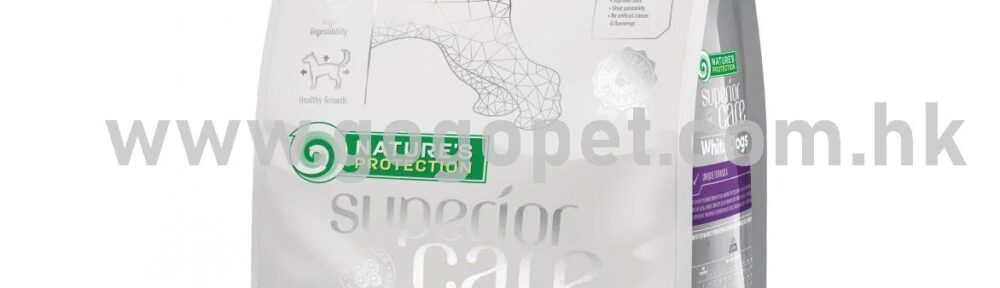 Nature’s Protection 保然 – White Dog 淚腺美毛幼犬配方 (低敏三文魚) 1.5KG