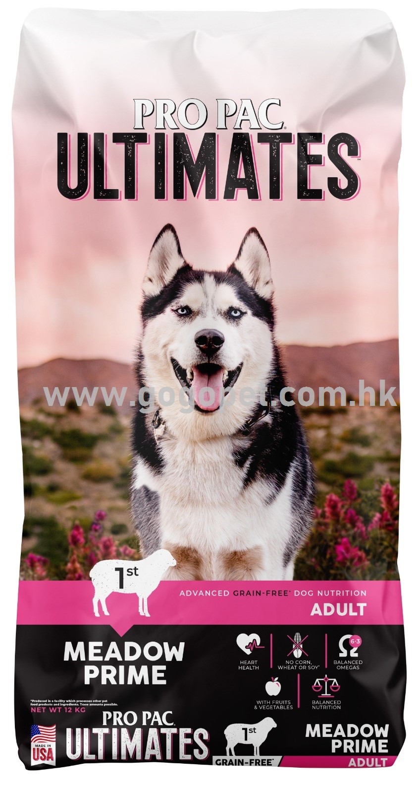 PRO PAC ULTIMATES 無穀物羊肉+馬鈴薯全犬配方 12KG PRO PAC ULTIMATES 無穀物羊肉+馬鈴薯全犬配方 12KG