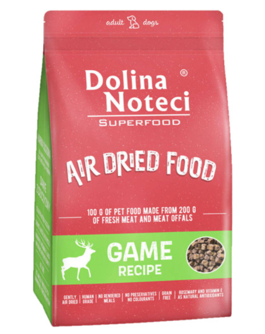 Dolina Noteci 無穀物低溫風乾野味 狗糧1kg 生肉狗糧 風乾狗糧 Dolina Noteci 無穀物低溫風乾野味 狗糧1kg 生肉狗糧 風乾狗糧