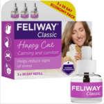 Feliway - 貓用費洛蒙情緒安定香薰插頭套裝 48mL 補充裝 3支裝